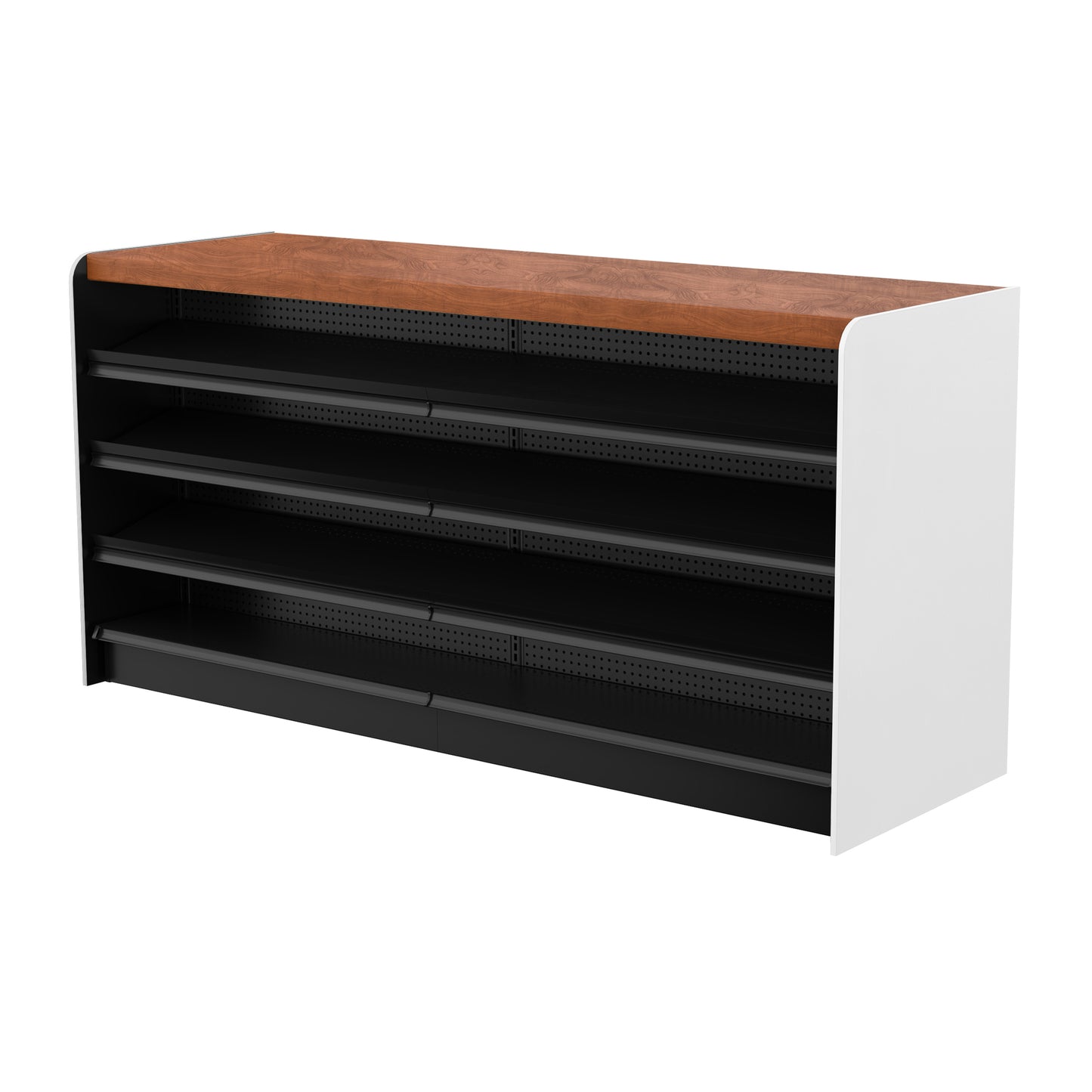 Black Right Way Gondola Check Out System - 24" D x 34" H