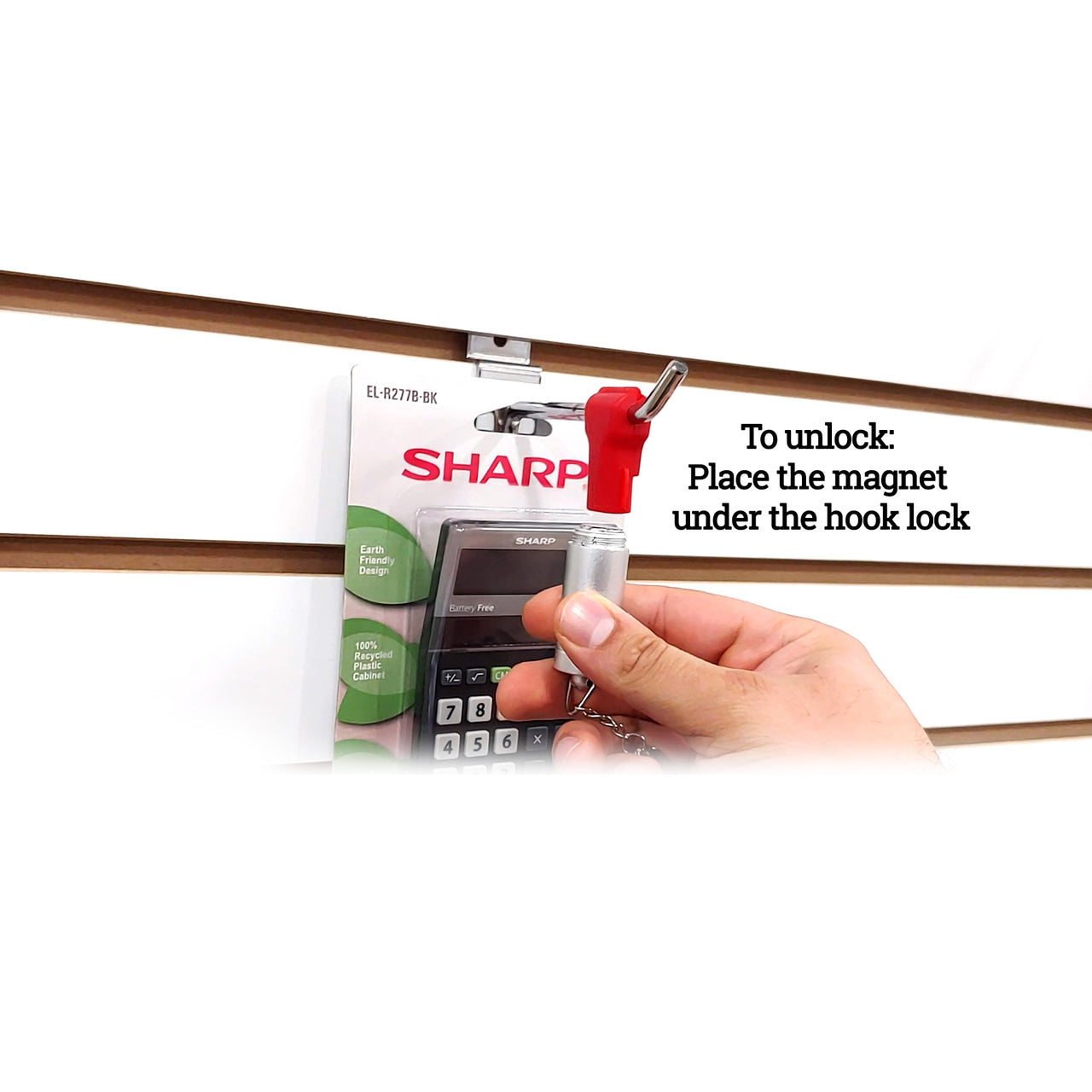 Anti Theft Hook Lock with Magnetic Key