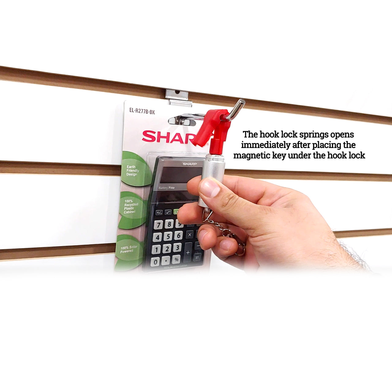 Anti Theft Hook Lock with Magnetic Key