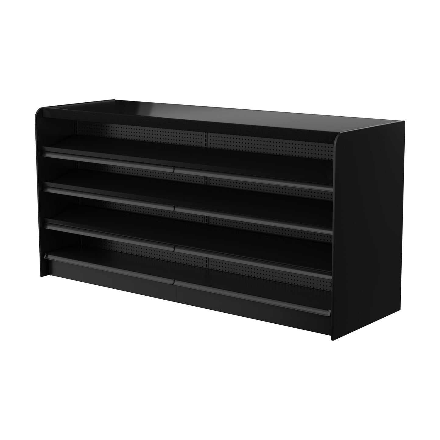 Black Right Way Gondola Check Out System - 24" D x 34" H