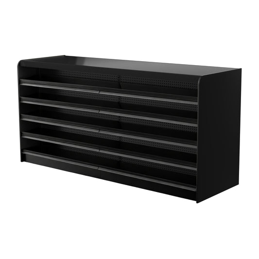 Black Right Way Gondola Check Out System - 36" D x 44" H