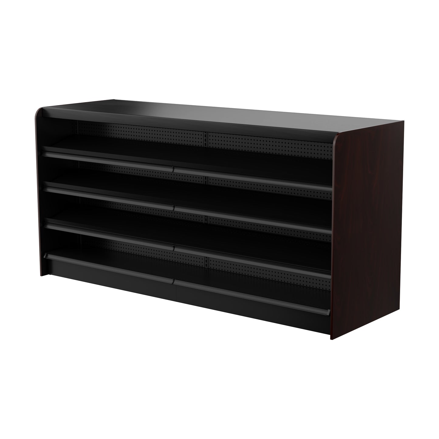 Black Right Way Gondola Check Out System - 24" D x 34" H