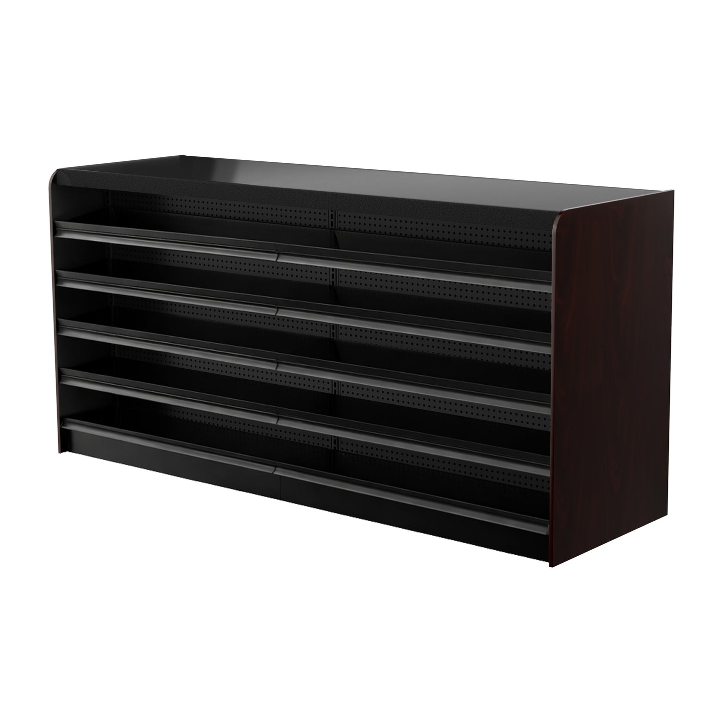 Black Right Way Gondola Check Out System - 24" D x 44" H