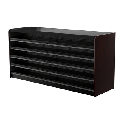 Black Right Way Gondola Check Out System - 24" D x 44" H