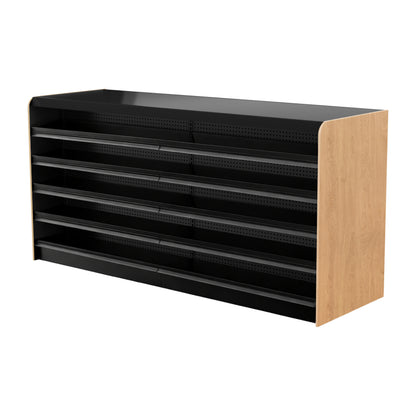 Black Right Way Gondola Check Out System - 24" D x 44" H