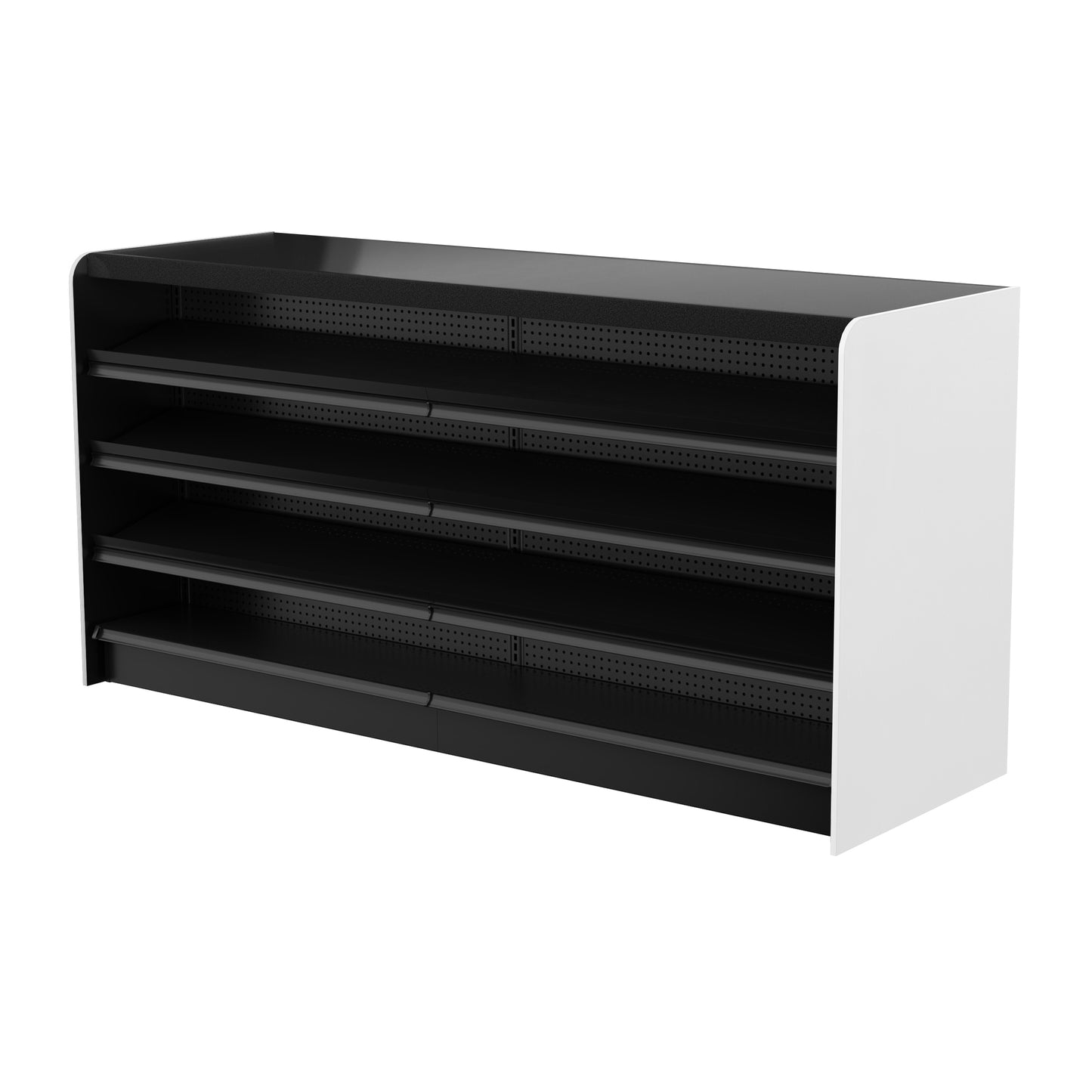 Black Right Way Gondola Check Out System - 24" D x 34" H