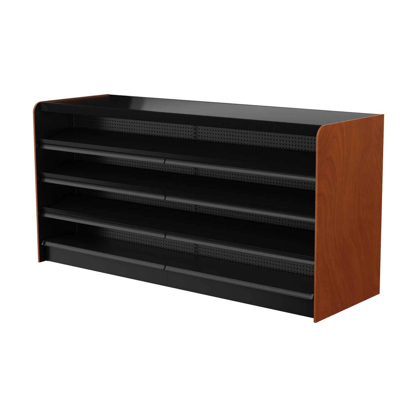 Black Right Way Gondola Check Out System - 24" D x 34" H