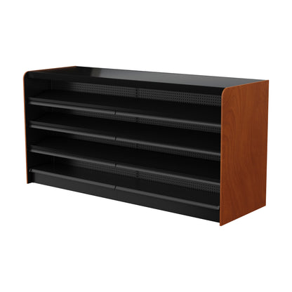Black Right Way Gondola Check Out System - 24" D x 34" H