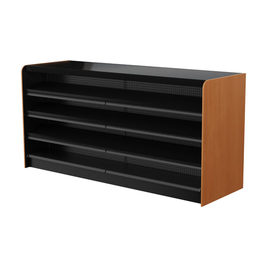 Black Right Way Gondola Check Out System - 36" D x 38" H