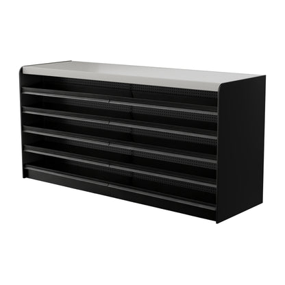 Black Right Way Gondola Check Out System - 24" D x 44" H