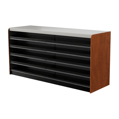 Black Right Way Gondola Check Out System - 24" D x 44" H