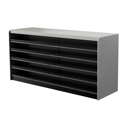 Black Right Way Gondola Check Out System - 24" D x 44" H
