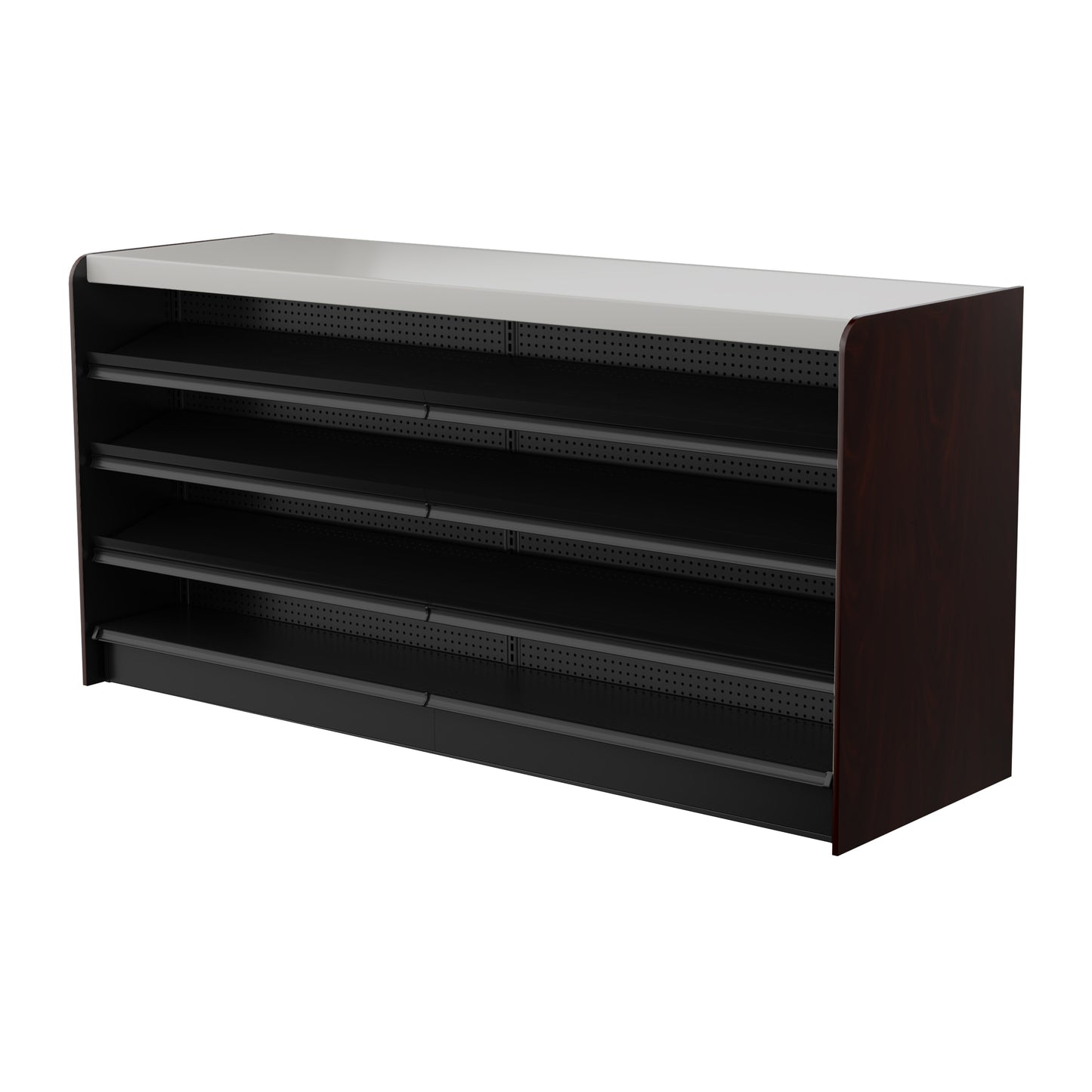 Black Right Way Gondola Check Out System - 24" D x 34" H