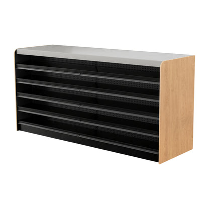 Black Right Way Gondola Check Out System - 24" D x 44" H