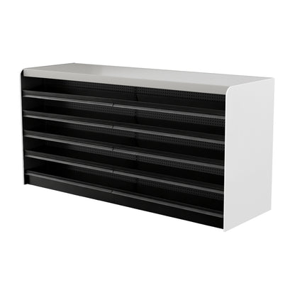 Black Right Way Gondola Check Out System - 24" D x 44" H