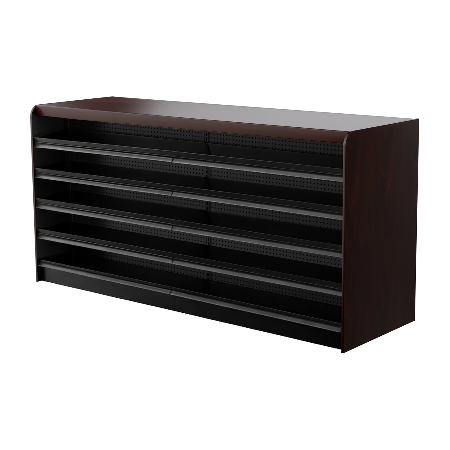Black Right Way Gondola Check Out System - 24" D x 44" H