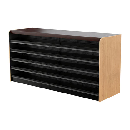 Black Right Way Gondola Check Out System - 24" D x 44" H