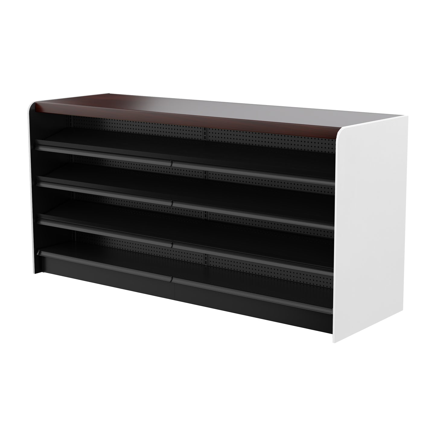 Black Right Way Gondola Check Out System - 24" D x 34" H