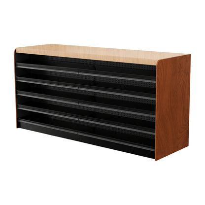 Black Right Way Gondola Check Out System - 24" D x 44" H