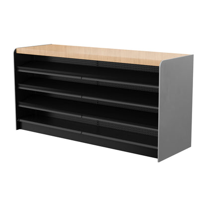 Black Right Way Gondola Check Out System - 24" D x 34" H