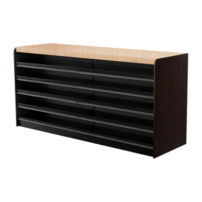 Black Right Way Gondola Check Out System - 24" D x 44" H