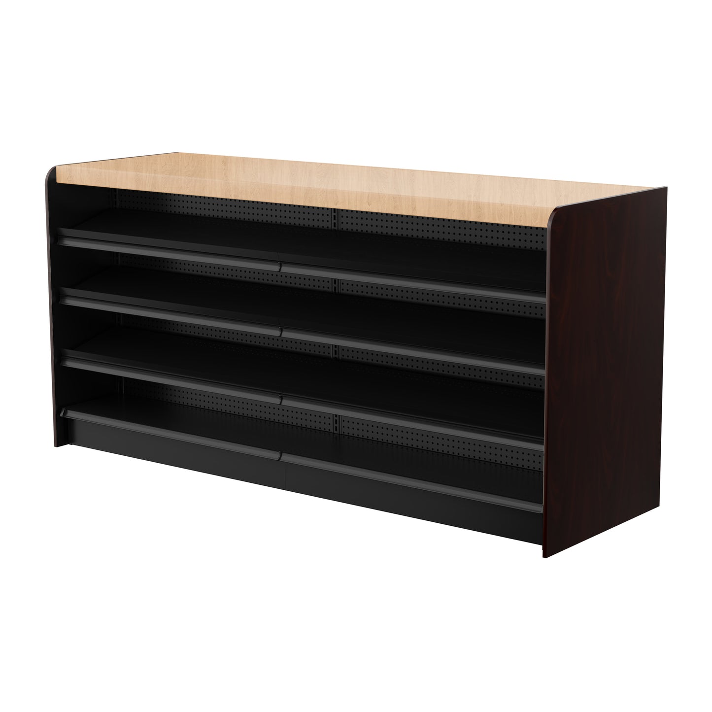 Black Right Way Gondola Check Out System - 24" D x 34" H