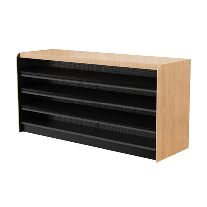 Black Right Way Gondola Check Out System - 24" D x 34" H