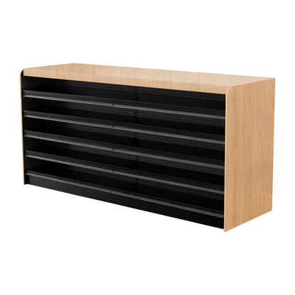 Black Right Way Gondola Check Out System - 24" D x 44" H