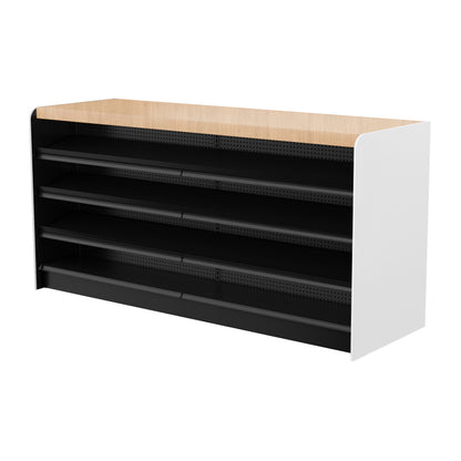 Black Right Way Gondola Check Out System - 24" D x 34" H