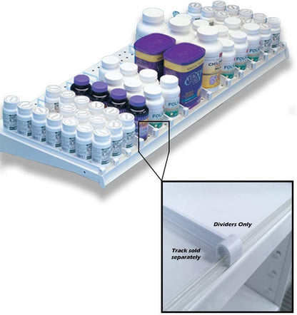 Adhesive Shelf Management System - Dividers Only