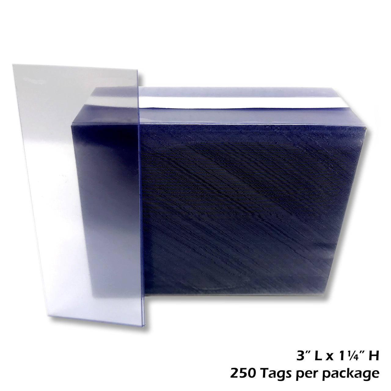 Gondola Shelf Clear Plastic Price Holding Tags
