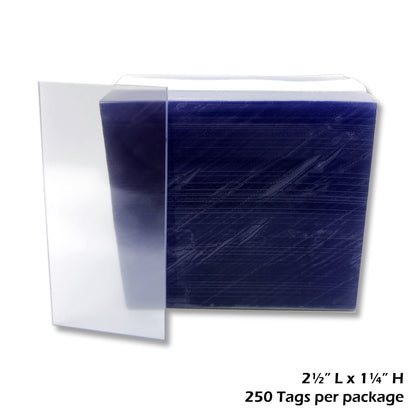 Gondola Shelf Clear Plastic Price Holding Tags