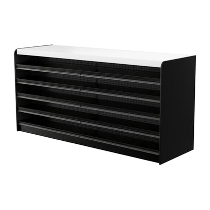 Black Right Way Gondola Check Out System - 24" D x 44" H