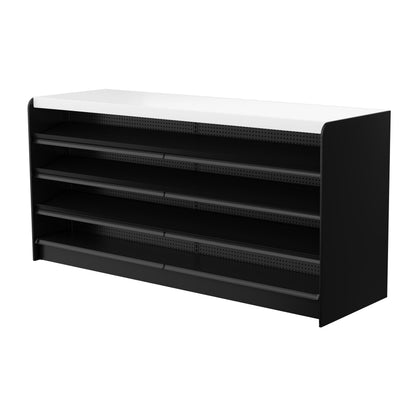 Black Right Way Gondola Check Out System - 24" D x 34" H