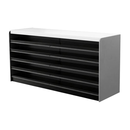 Black Right Way Gondola Check Out System - 24" D x 44" H