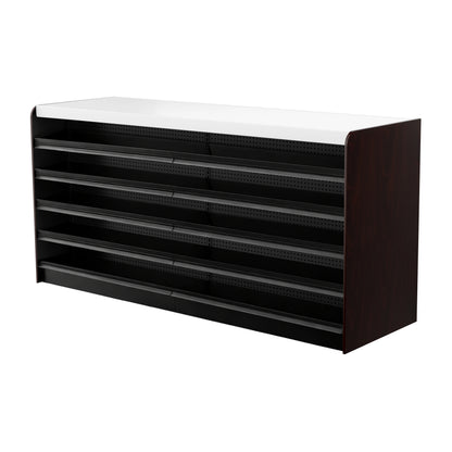 Black Right Way Gondola Check Out System - 24" D x 44" H