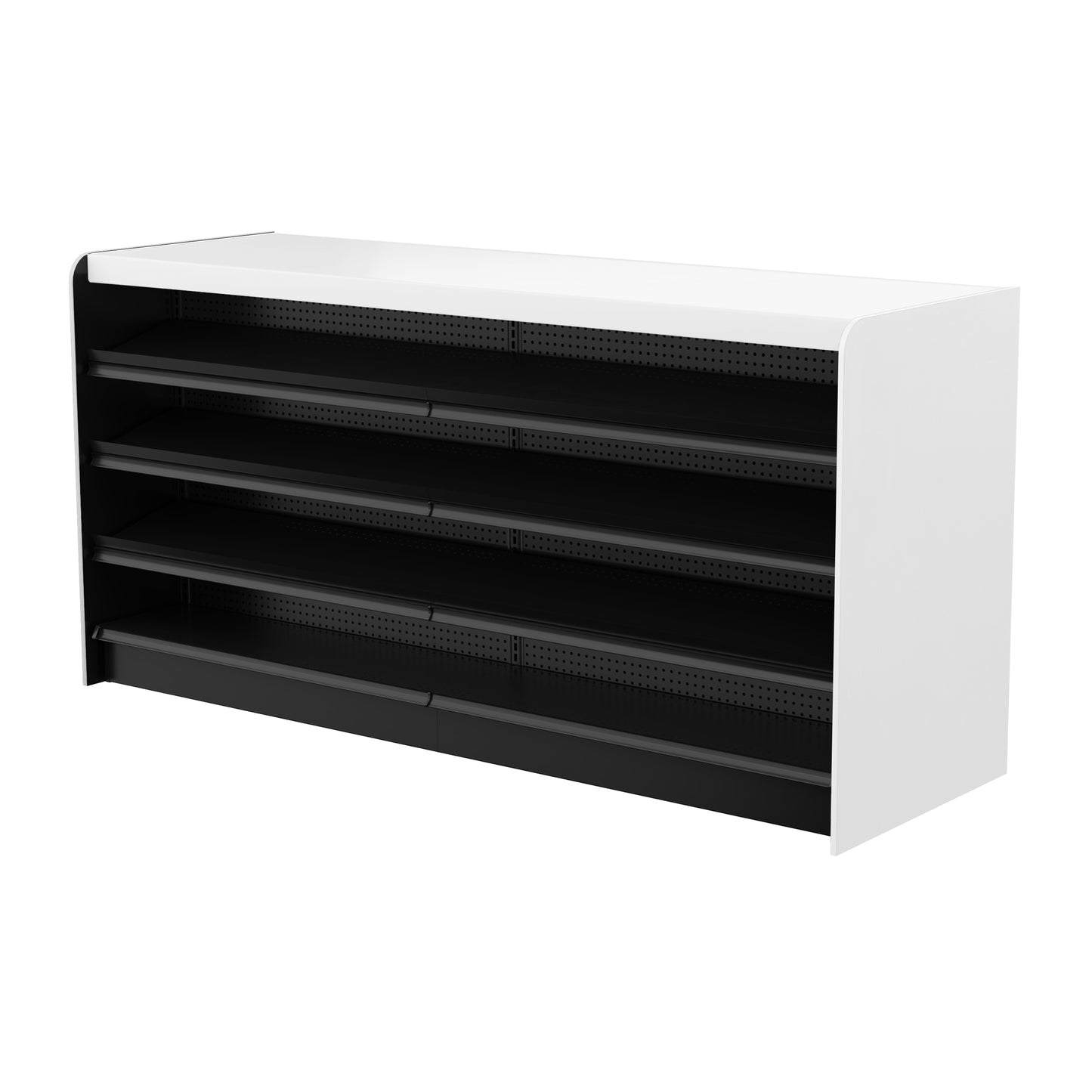 Black Right Way Gondola Check Out System - 24" D x 34" H